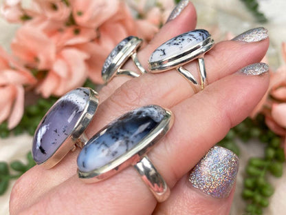 silver-dendrite-rings