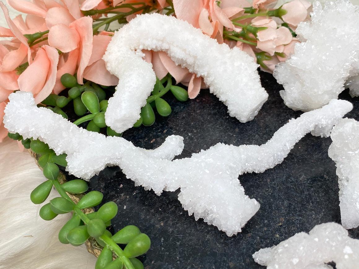 White Aragonite Spirals