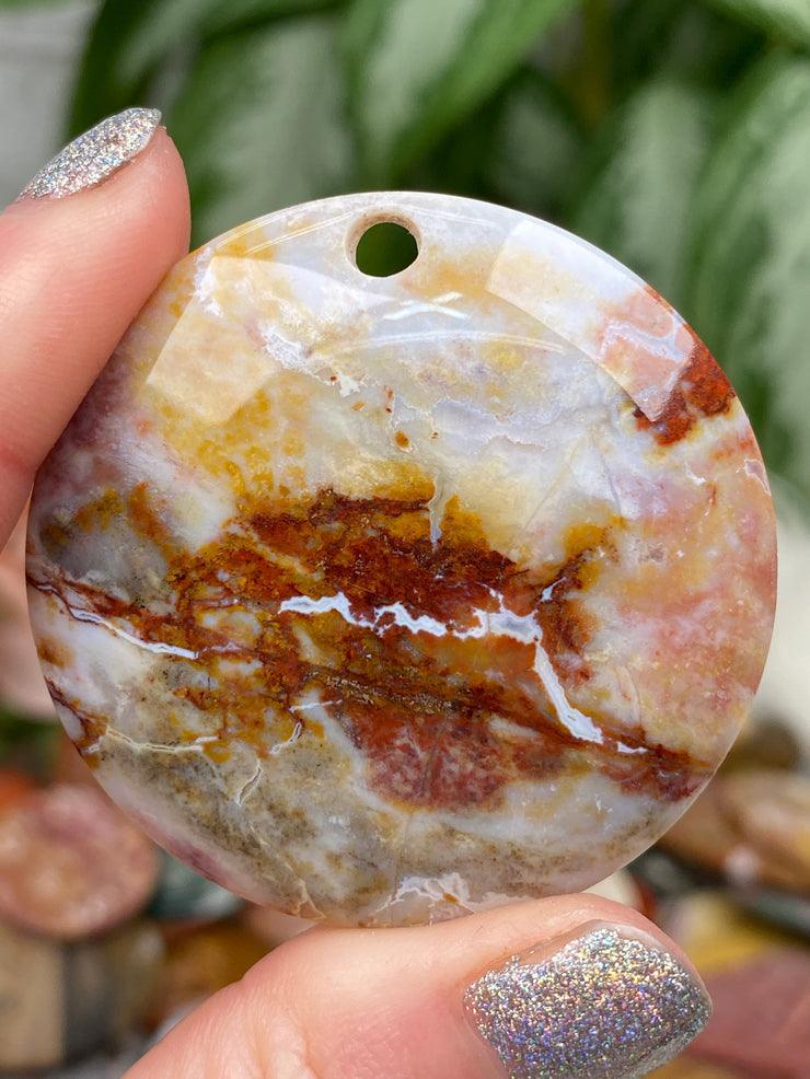 purple-red-jasper-pendant