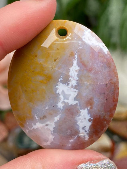 green-yellow-ocean-jasper-pendant