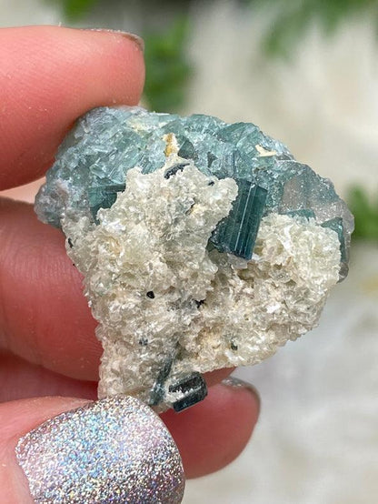 Mixed Tourmaline in Quartz