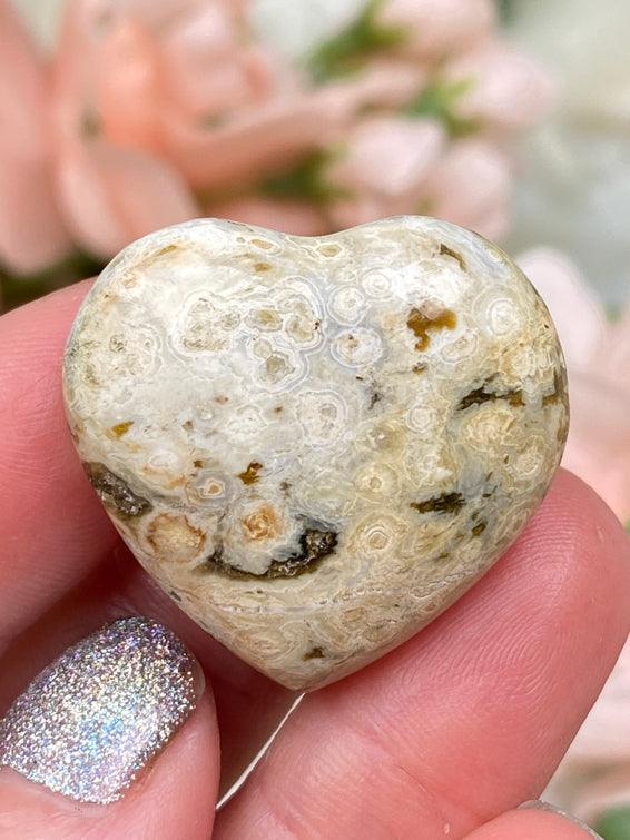 Mini Ocean Jasper Hearts