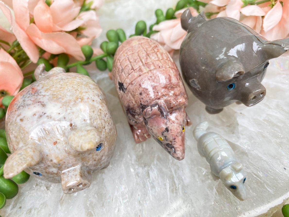 soapstone-armadillos-pigs