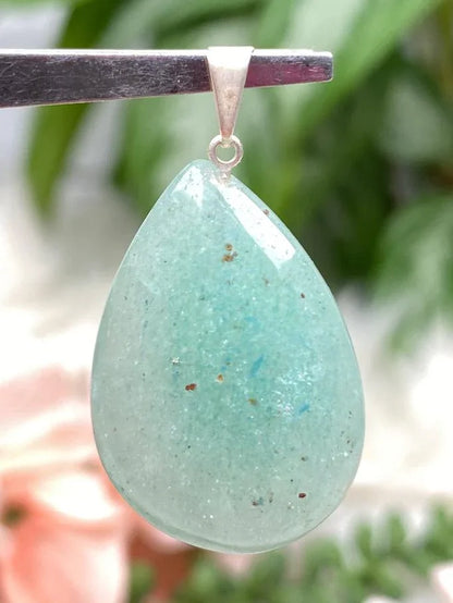 Teal Aventurine Pendants