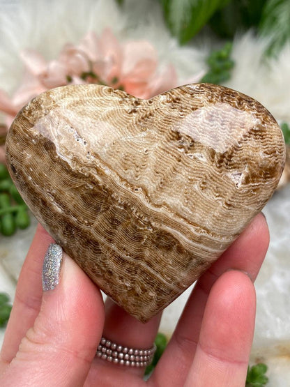 root-beer-calcite-heart