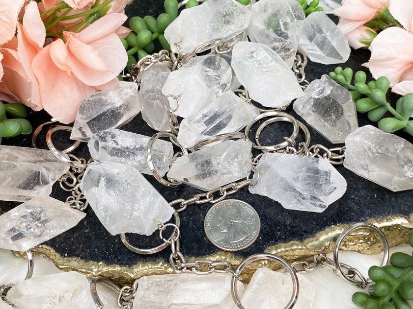    clear-quartz-keychains for sale