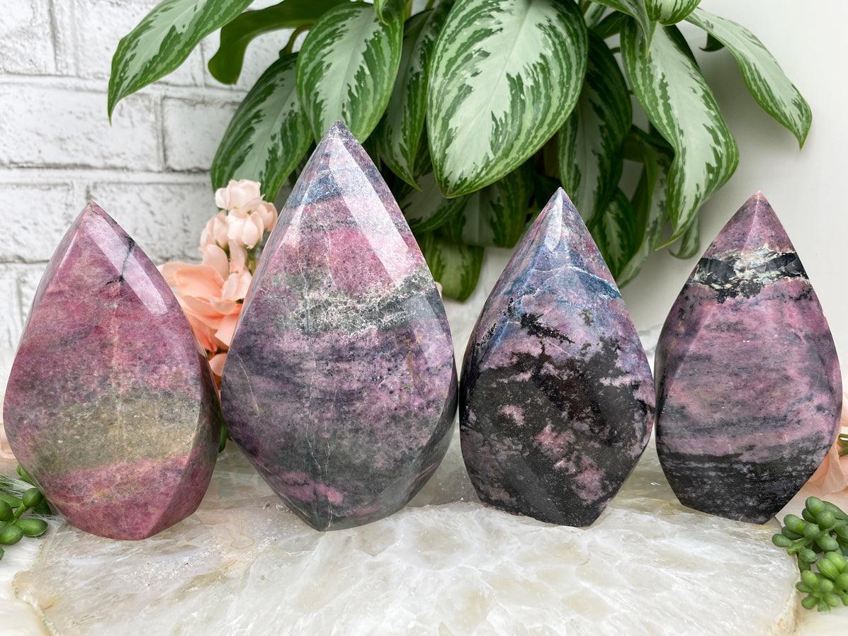 Kyanite-Included-Rhodonite-Flames