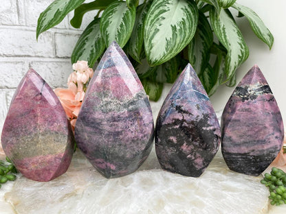 Kyanite-Included-Rhodonite-Flames