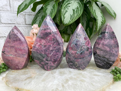 Kyanite-Rhodonite-Flames