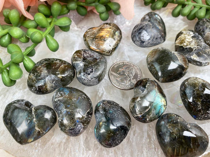 Labradorite-Hearts