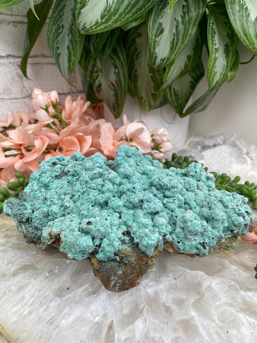 Large-Teal-Blue-Kobyashevite-Cluster