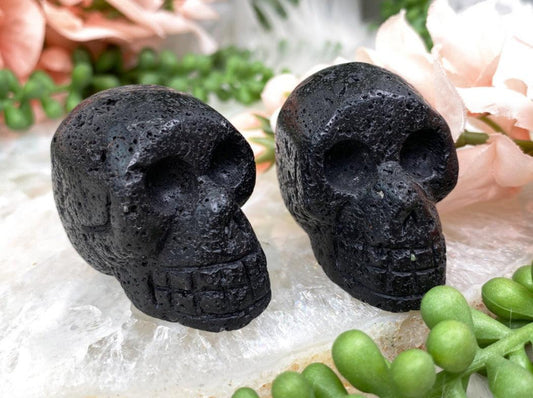 Lava Stone Skull