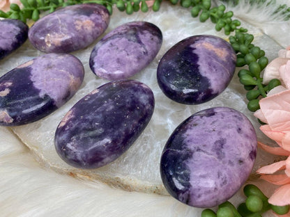 Lepidolite-Palm-Stones-India