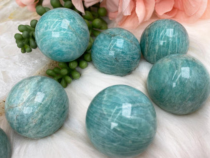 Madagascar-Amazonite-Spheres