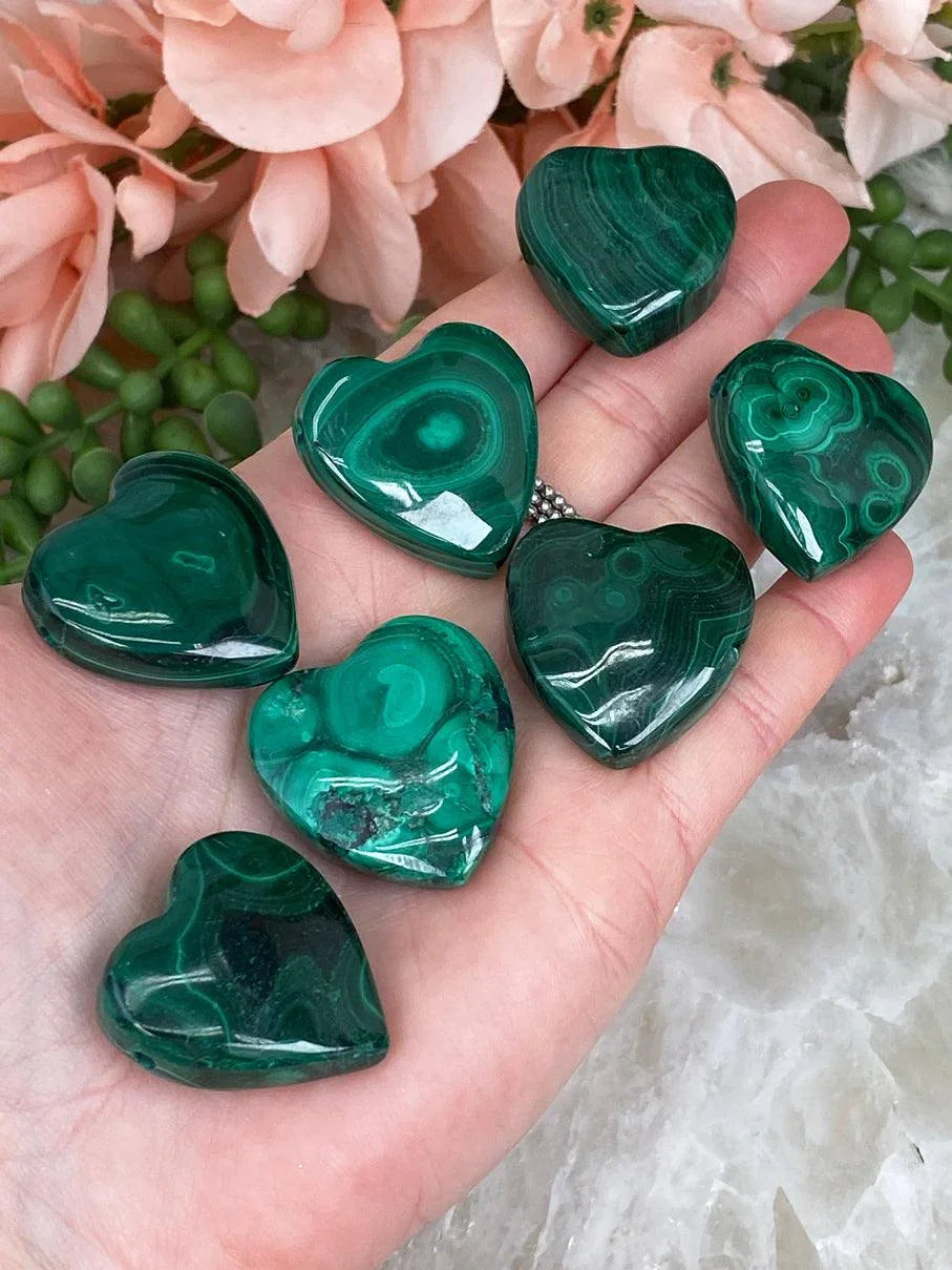 Malachite-Pendant-Hearts