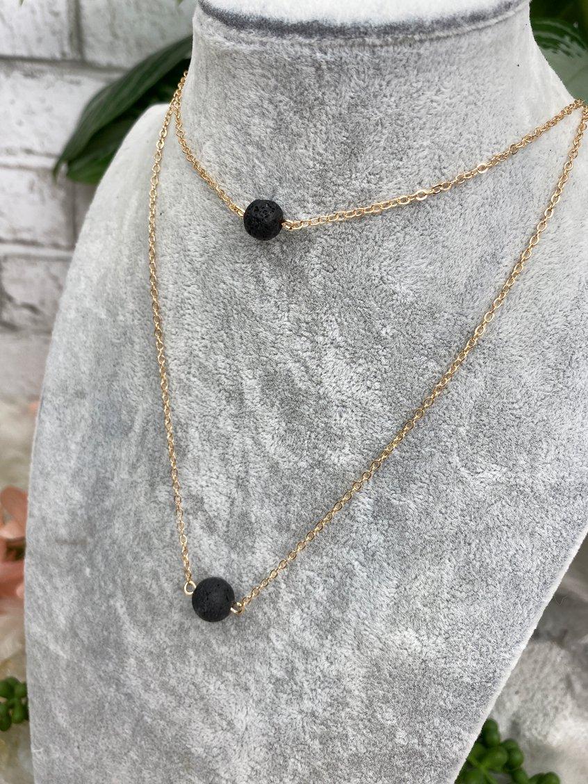 Metal-Lavastone-Choker-Necklace