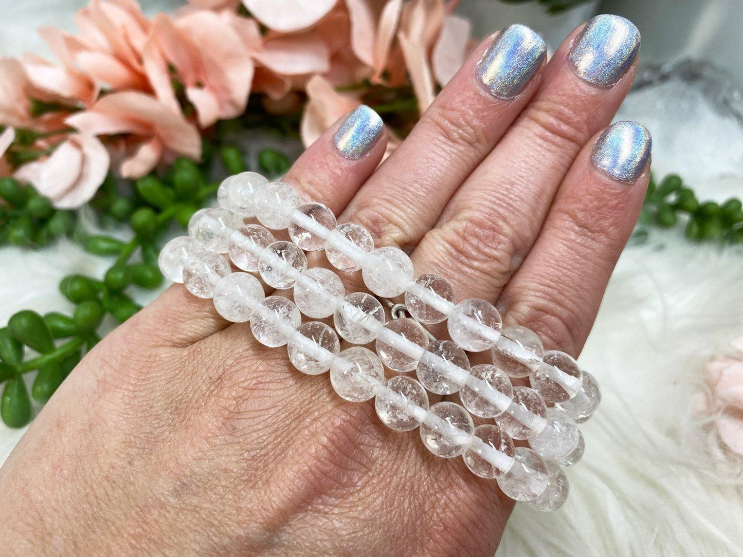 Natural-Clear-Quartz-Beaded-Mala-Bracelets