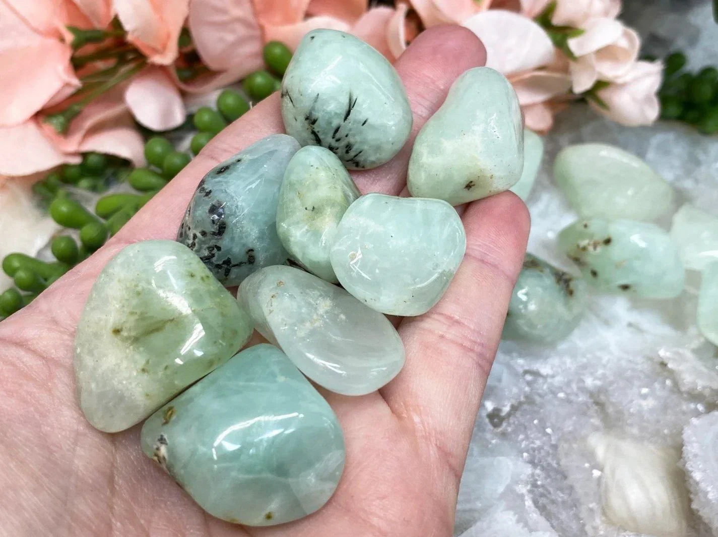 Tumbled-Natural-Green-Prehnite-Crystals
