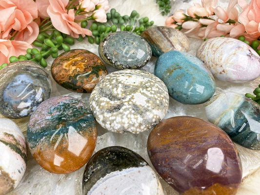 Ocean Jasper Palm Stones