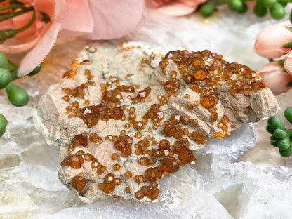 Orange-Spessartine-Garnet-Cluster