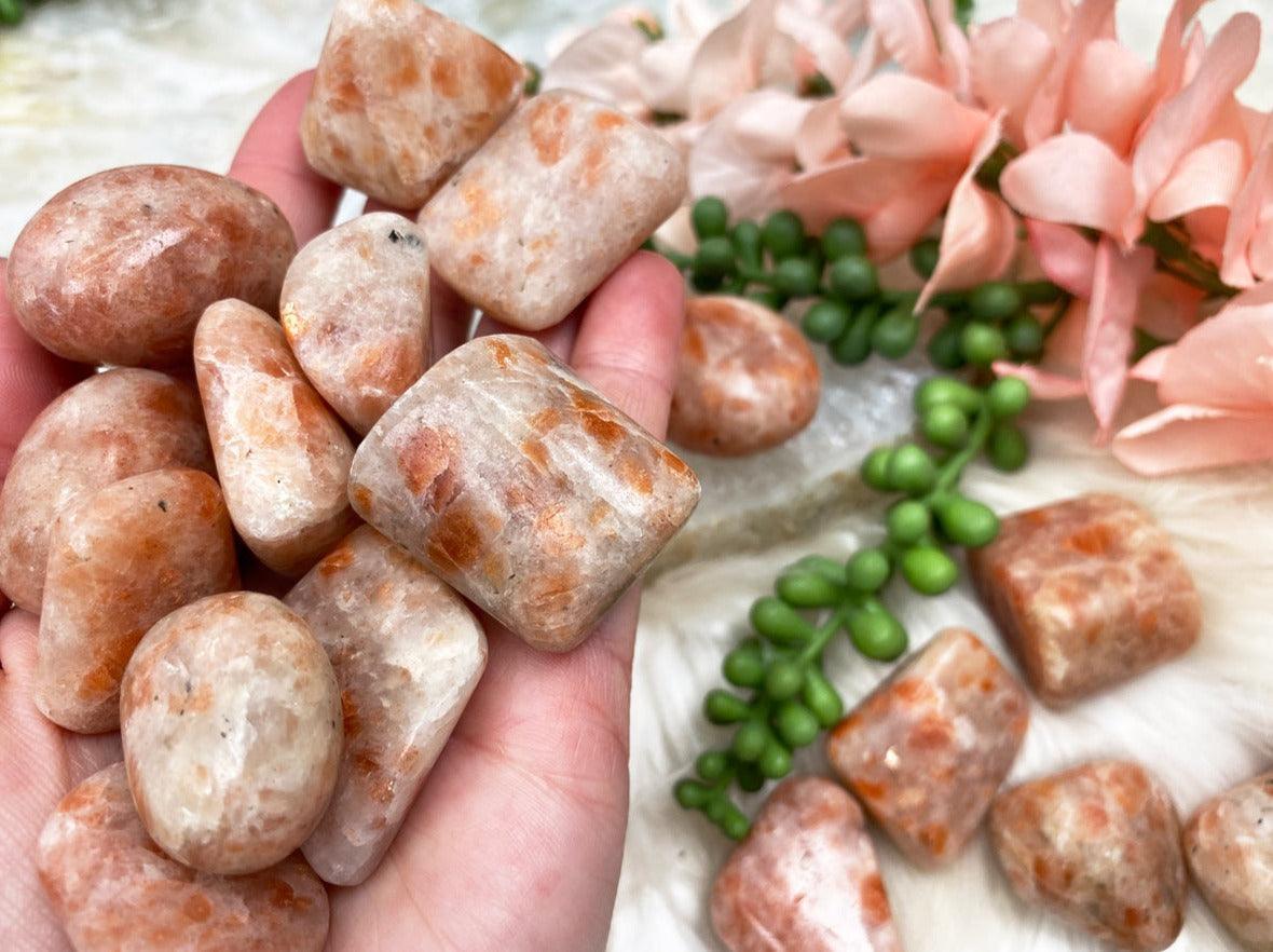 Orange-Sunstone-Tumbled-Stones