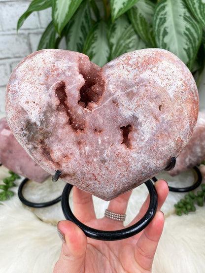 Pink-Amethyst-Heart-on-Stand