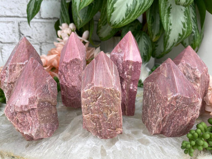 Pink-Jasper-Raw-Point