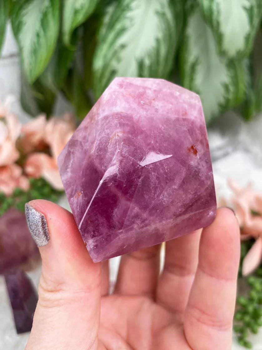 Pink-Purple-Fluorite-Geometric-Crystal
