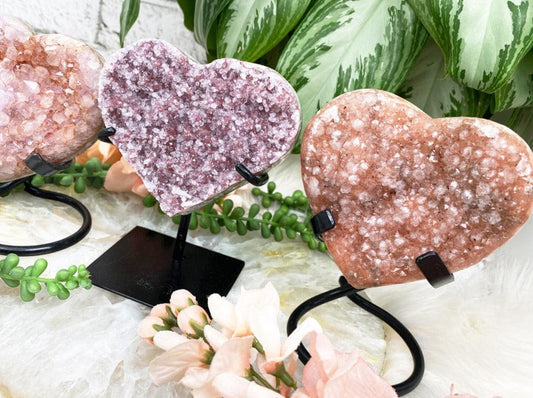 Pink-Purple-Uruguayan-Amethyst-HEarts