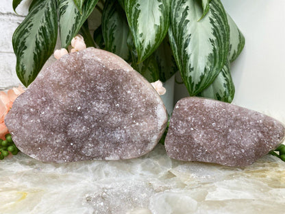 Pink-Quartz-Agate-Crystal-Clusters