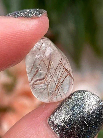 Polished-Red-Rutile-Quartz-Stone