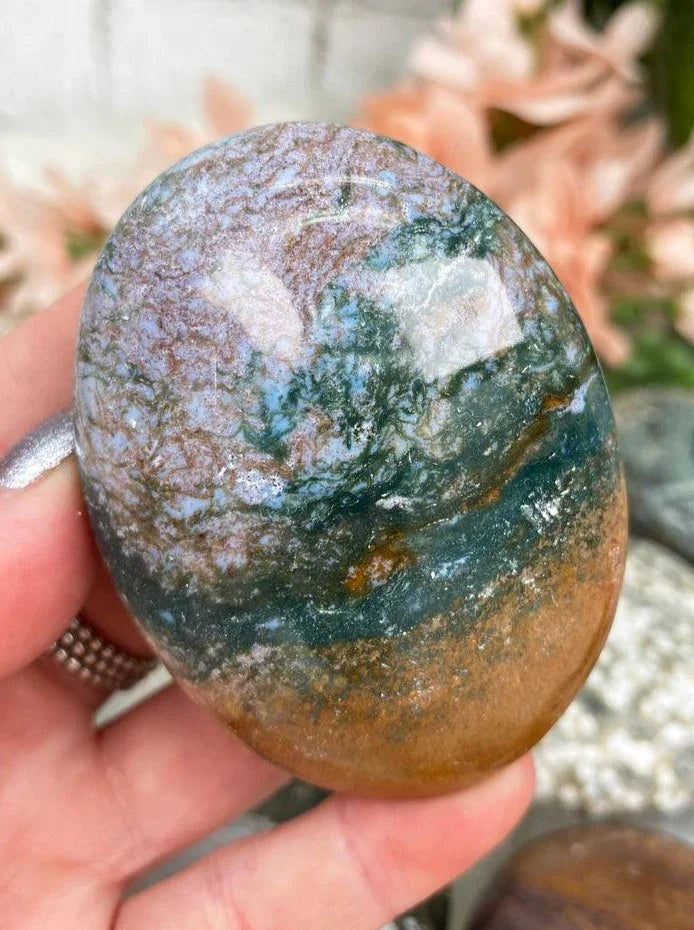 Ocean Jasper Palm Stones