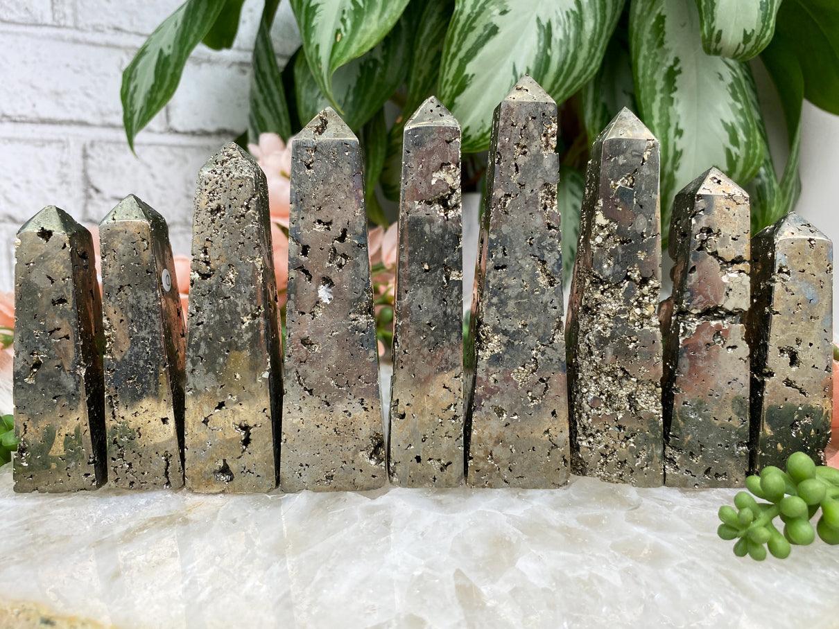 Pyrite-Obelisks-from-Peru