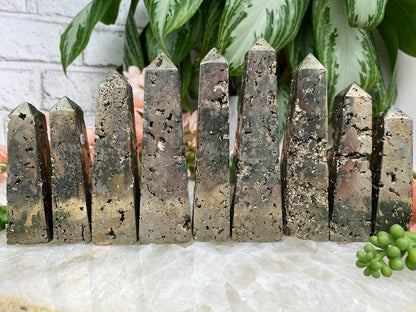 Pyrite-Obelisks-from-Peru