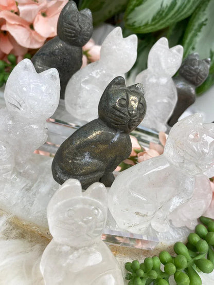 Quartz-Pyrite-Crystal-Cats