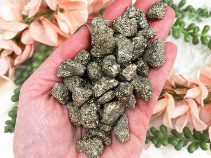 raw gold pyrite crystals