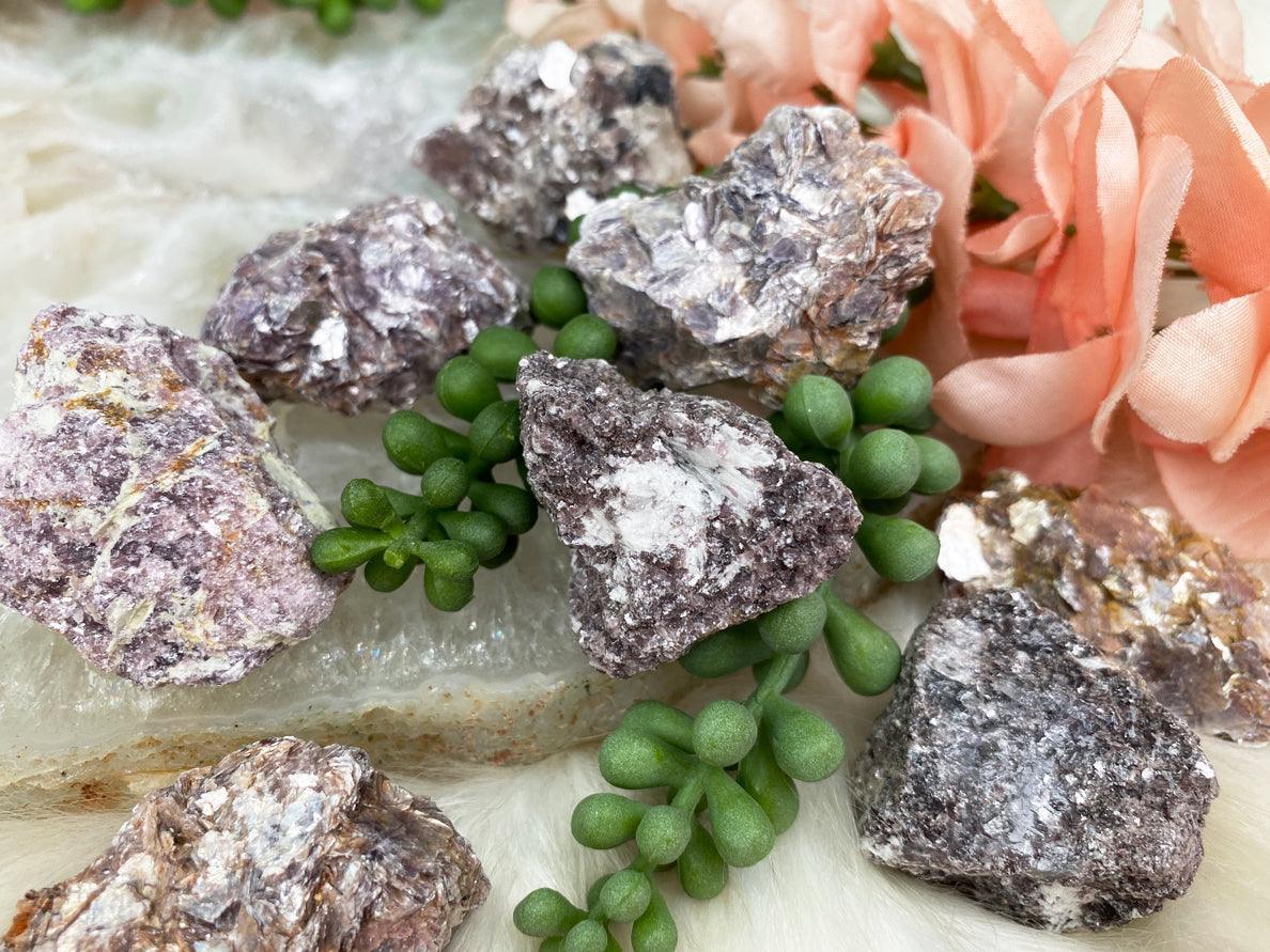 Raw-Lilac-Lepidolite-Chunks