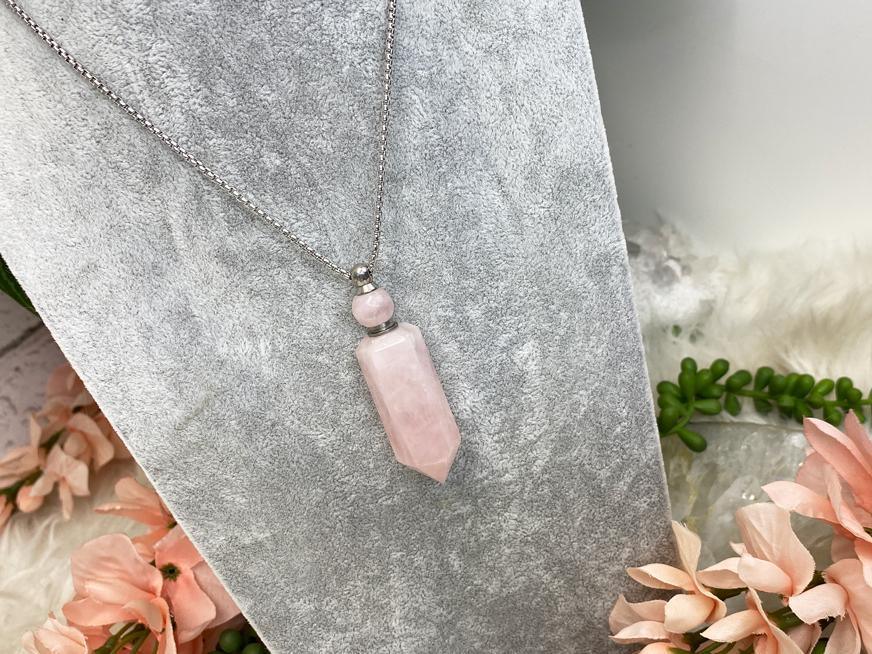 Rose-Quartz-Vial-Necklace-for-Sale