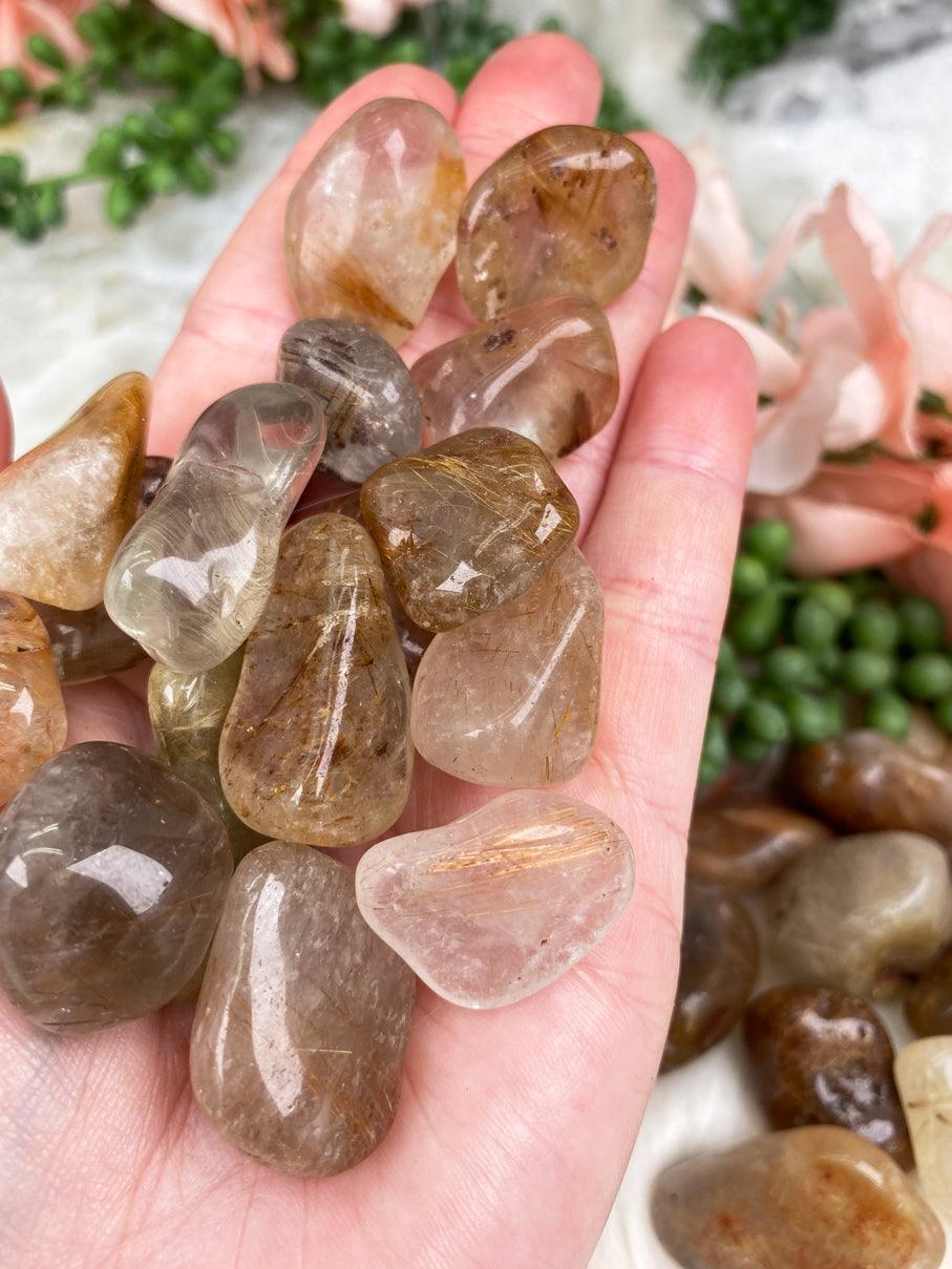 Rutile-in-Quartz-Tumbles