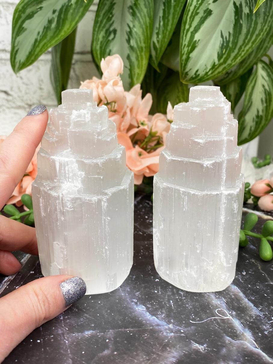 Satin-Spar-Selenite-Tower