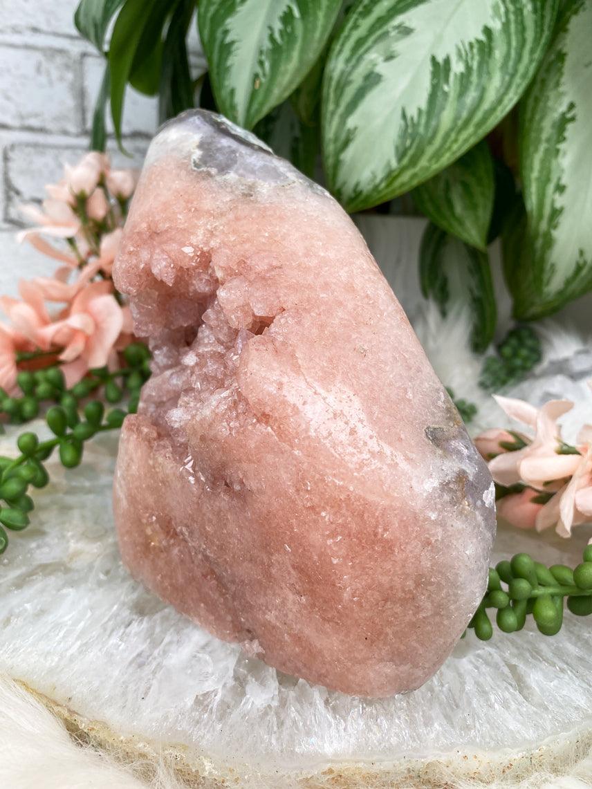 Semi-Polished-Pink-Amethyst-Geode