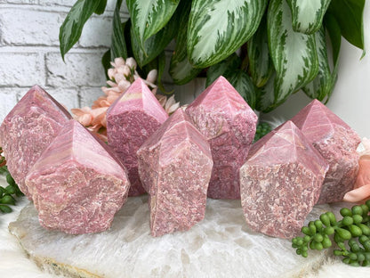 Semi-Polished-Pink-Jasper-Point