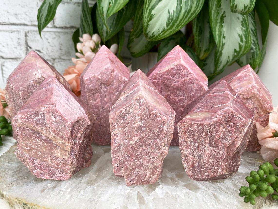 Semi-Polished-Raw-Pink-Amethyst-Point