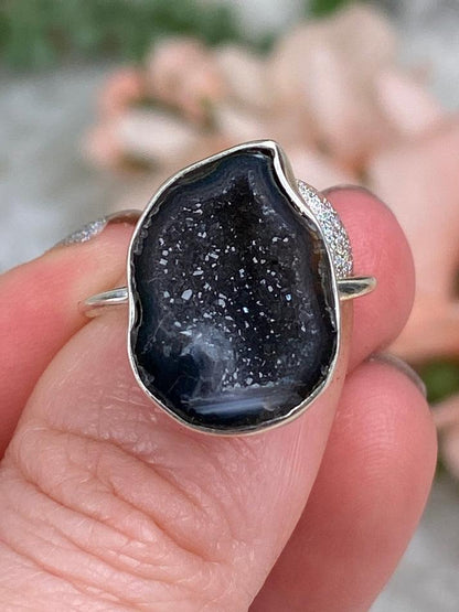 Silver Agate Rings