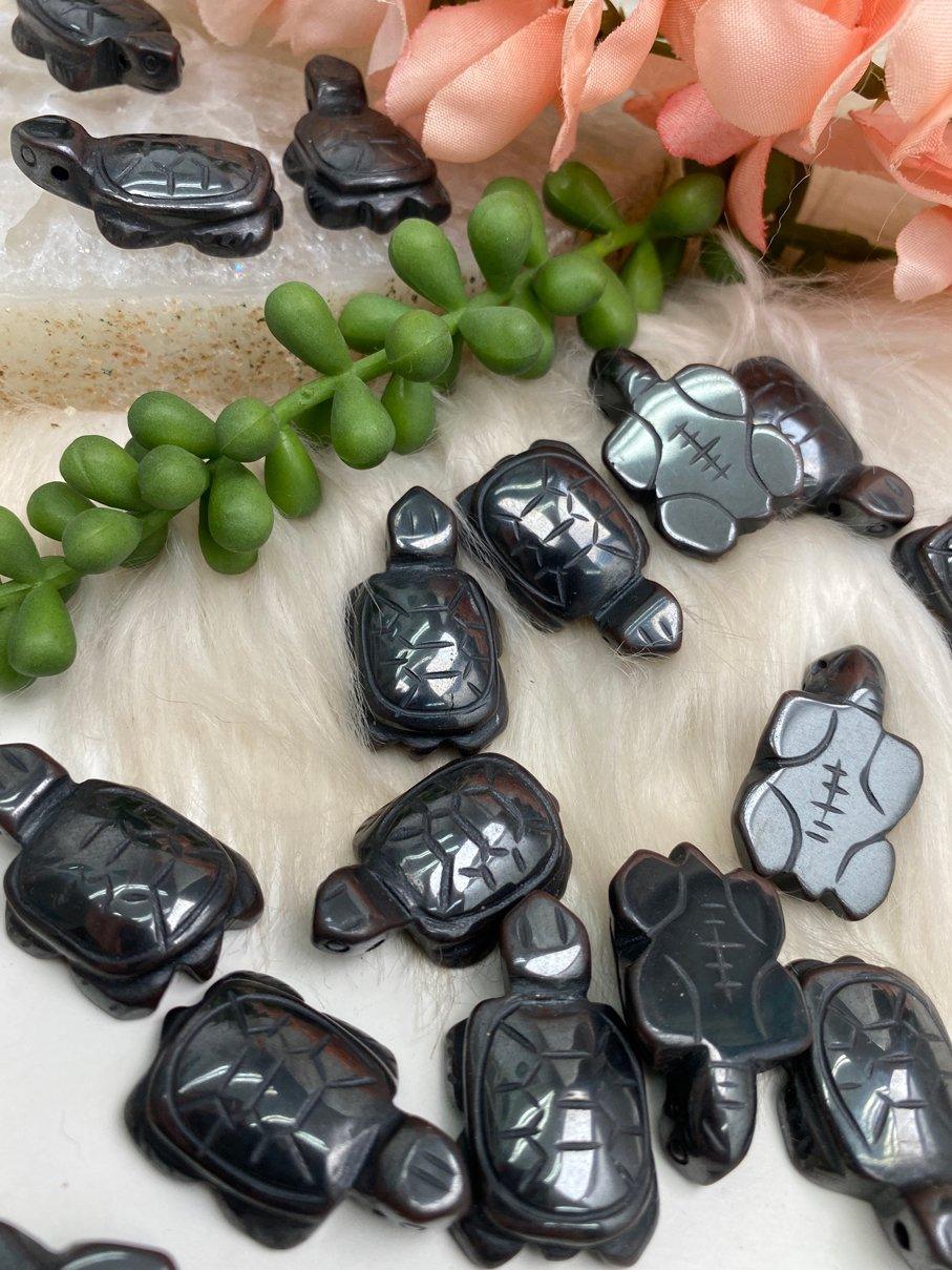 Silver-Hematite-Turtle-Pendant-for-Sale