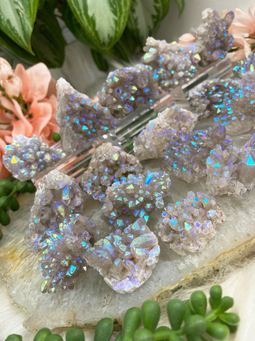Small-Aura-Quartz-Clusters-from-California