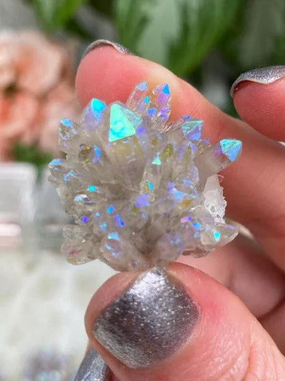 Small-Aura-White-Quartz-Cluster