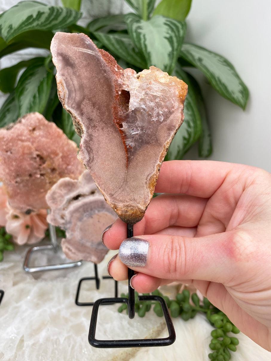 Small-Pink-Amethyst-on-Black-Stand