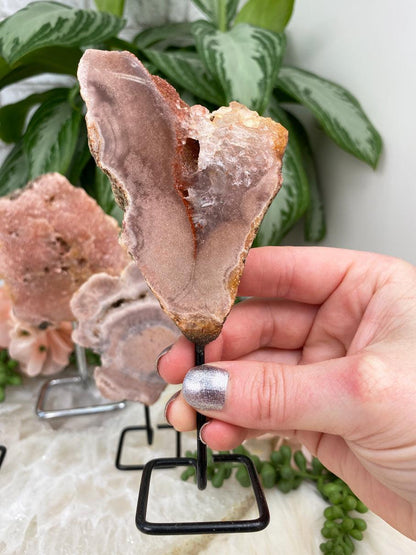 Small-Pink-Amethyst-on-Black-Stand