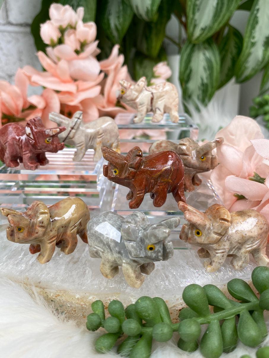 Soapstone-Triceratops